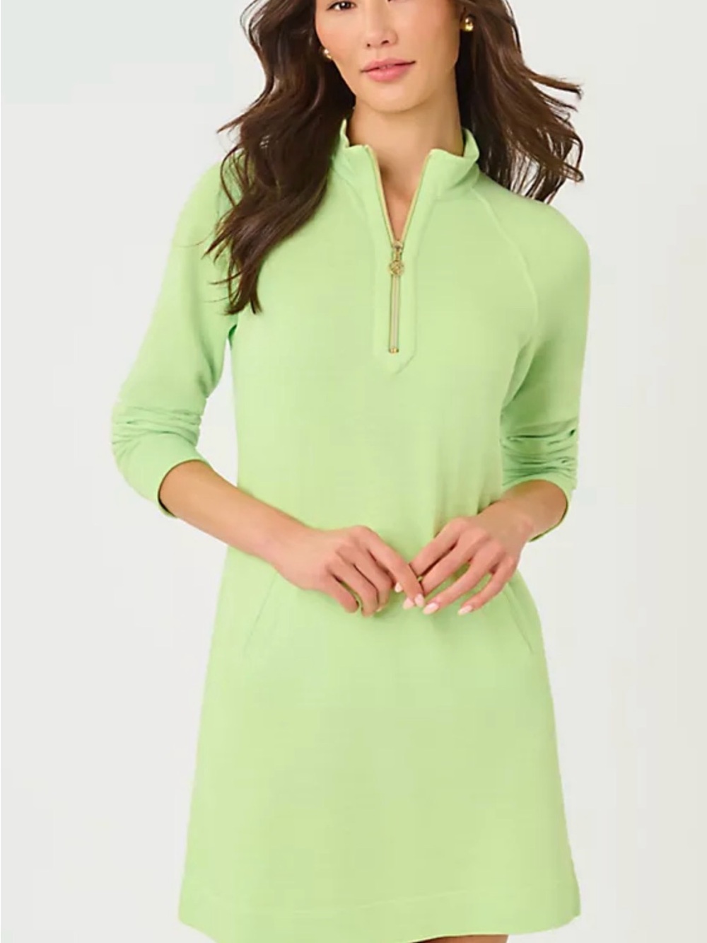 NWT Lilly Pulitzer Ashlee Dress in Pistachio Macaron, Size L